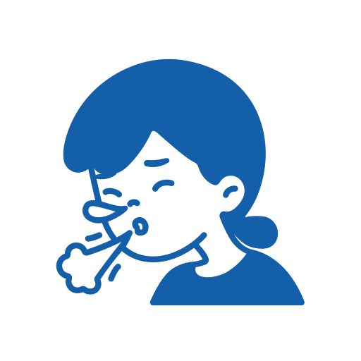 Ikon - Dame som nyser